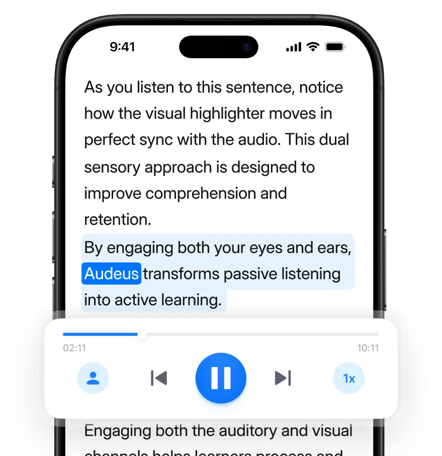 Audeus iOS App